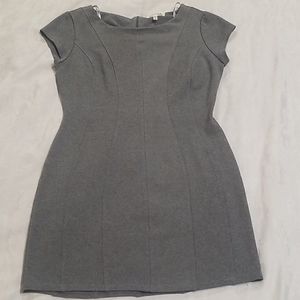 Grey shift dress